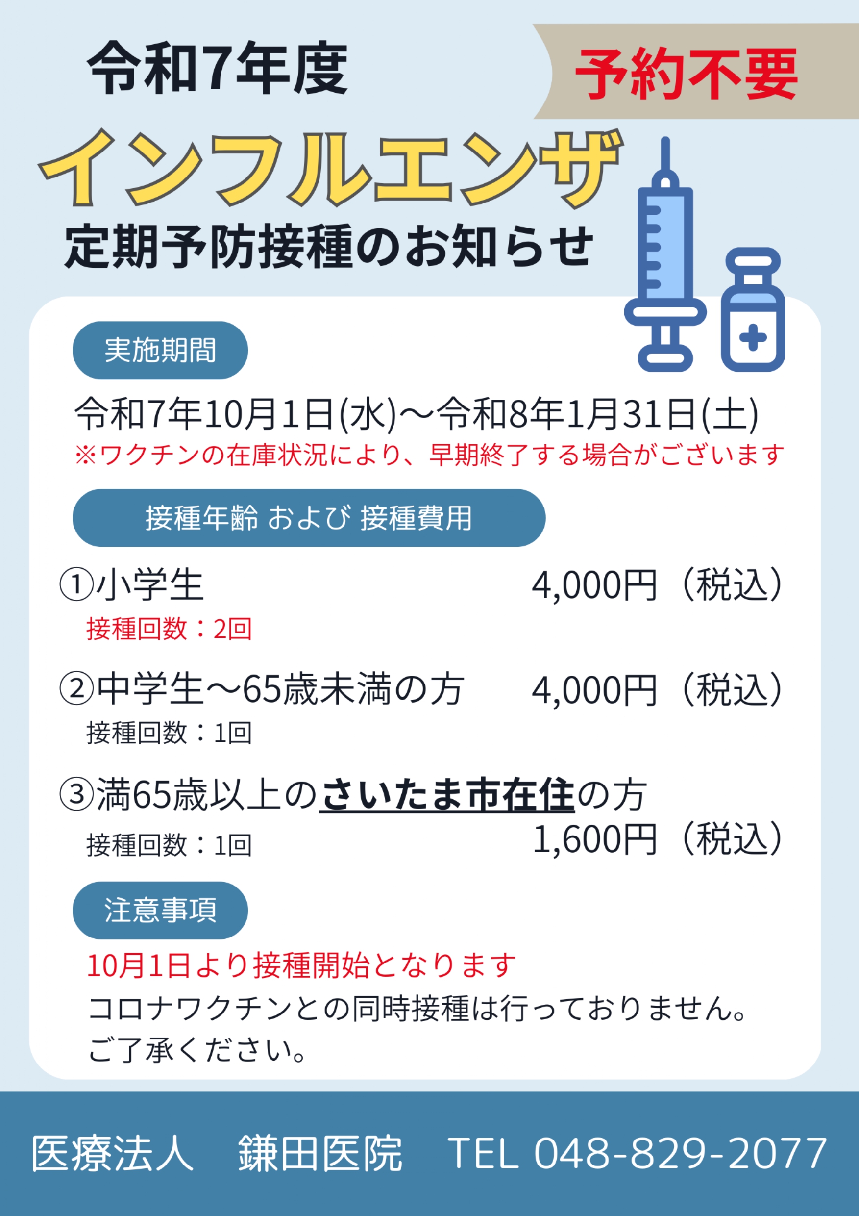 インフルエンザ